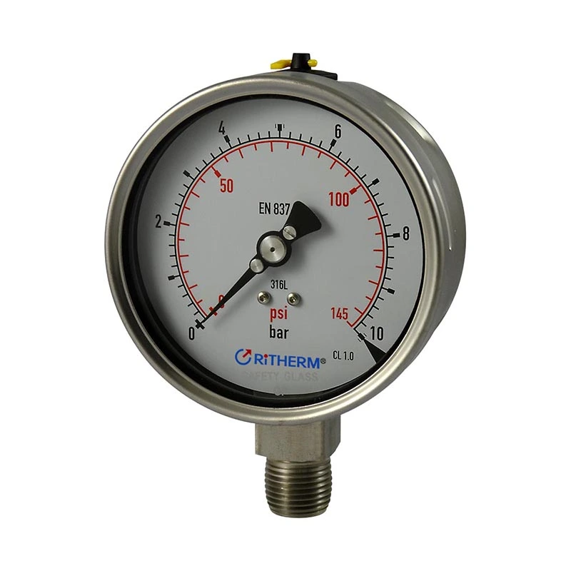 Манометр из нержавеющей стали с лазерной сваркой